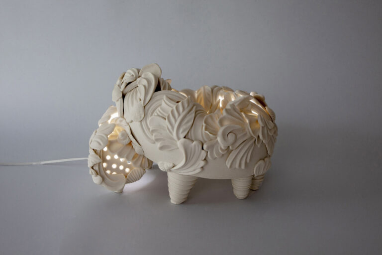 Jo Taylor Ensconced LED lit porcelain 2022 image credit Jeni Meade lo res 768x512